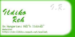 ildiko reh business card